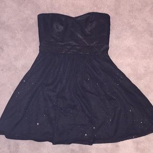 Black Strapless Dress